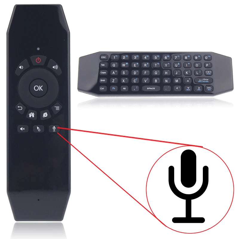T5M Android Universal Remote Control with Air Mouse - Wireless Smart TV Remote for Android TV Box, PC, Streaming Devices | Perfect for Home Entertainment & Media Center