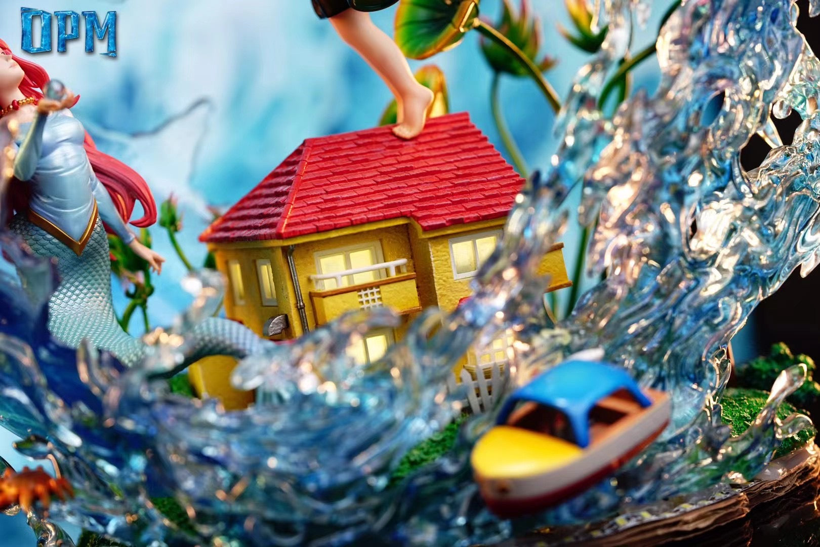OPM Studio Ponyo on the Cliff 2.0 - Anime Figure Collectible from Studio Ghibli | Perfect for Home Decor, Office Display, and Ghibli Fans Collection