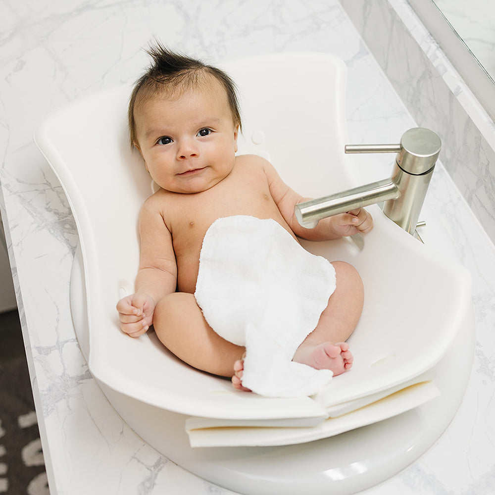 Puj Infant Tub - Soft Foldable Baby Bathtub for Newborns & Toddlers | Safe & Comfortable Bath Time Solution for Home & Travel Use