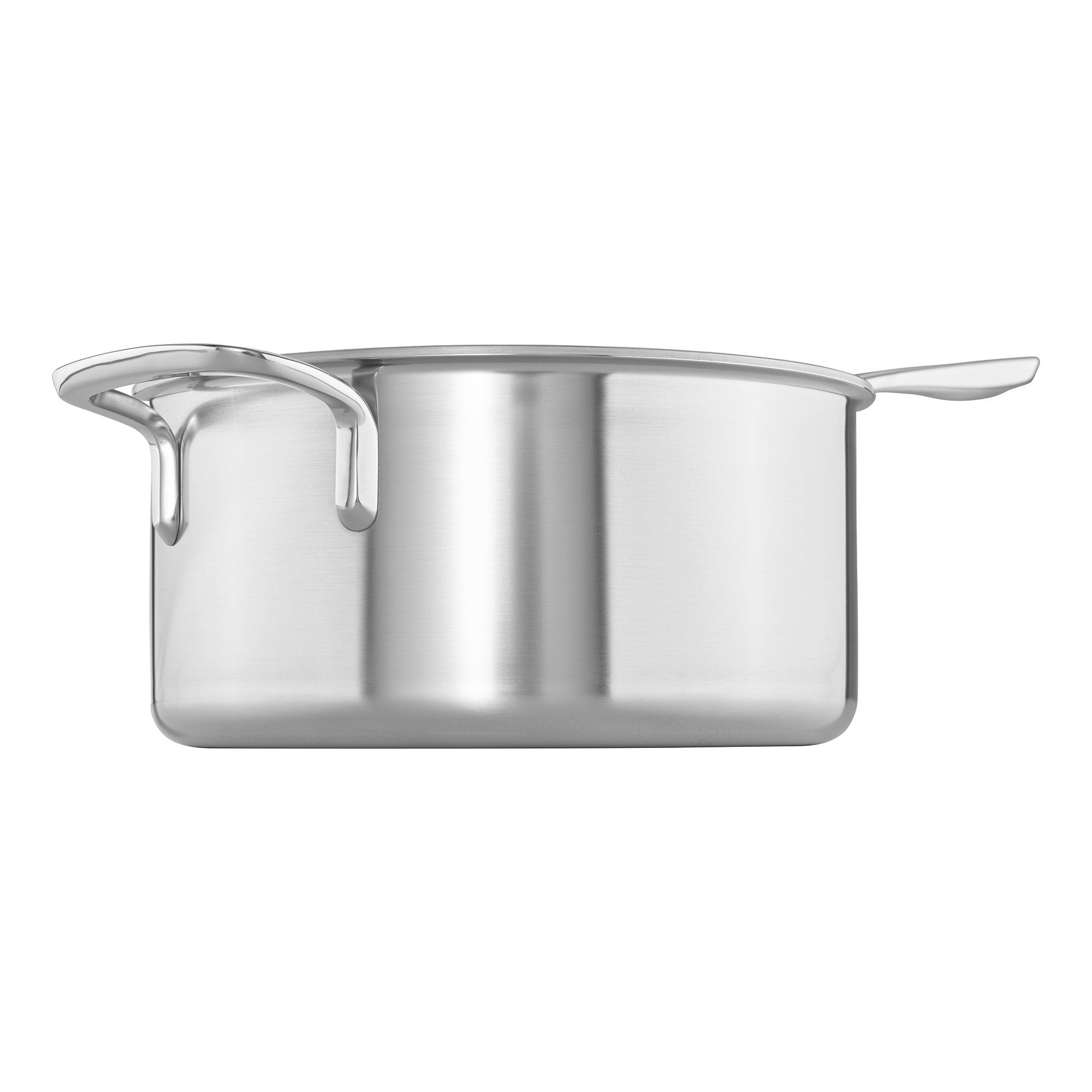 Demeyere 5-Plus Premium Stainless Steel 5.5-Quart Dutch Oven with Lid - Heavy Duty Cookware for Braising, Stewing & Baking - Perfect for Stovetop, Oven & Serving Dishes