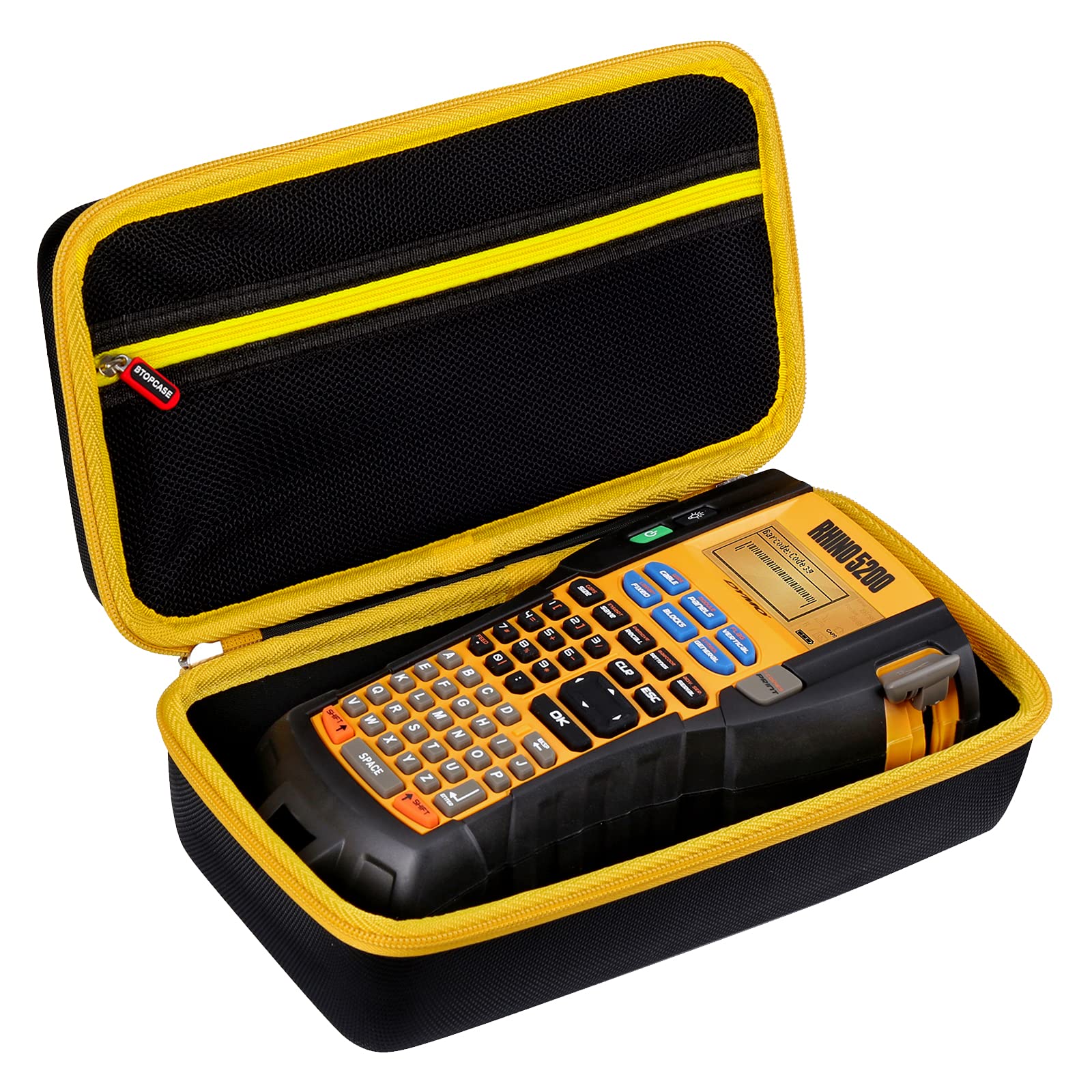 Dewalt 20V MAX LED Work Light Hard Protective Case | DYMO Industrial Label Maker for RhinoPRO 5200 | Brady BMP21-PLUS Portable Label Printer - Durable Storage & Worksite Organization for Construction, Warehouse & Office Use