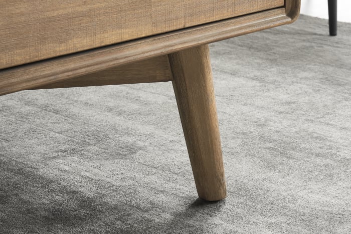 Handmade Modern Coffee Table with 2 Storage Drawers & Metal Handles - Perfect for Living Room, Office & Small Space Decor