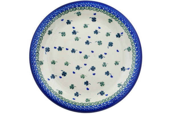 10-Piece Lucky Clovers Dinner Plate Set - Elegant Porcelain Plates for Dining, Parties & Home Decor | Dishwasher & Microwave Safe