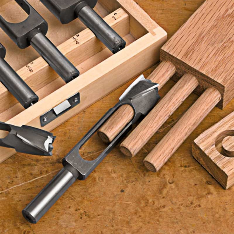 5/8 Inch Wood Tenon Dowel Plug Cutter - Professional Woodworking Drill Bit for Furniture Making, DIY Projects & Cabinet Repair