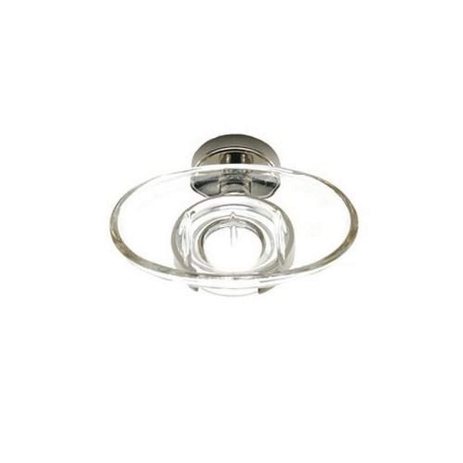 Berenson Manhattan Collection Wall Mounted Soap Dish in Polished Nickel - Modern Bathroom Accessory for Showers & Vanities