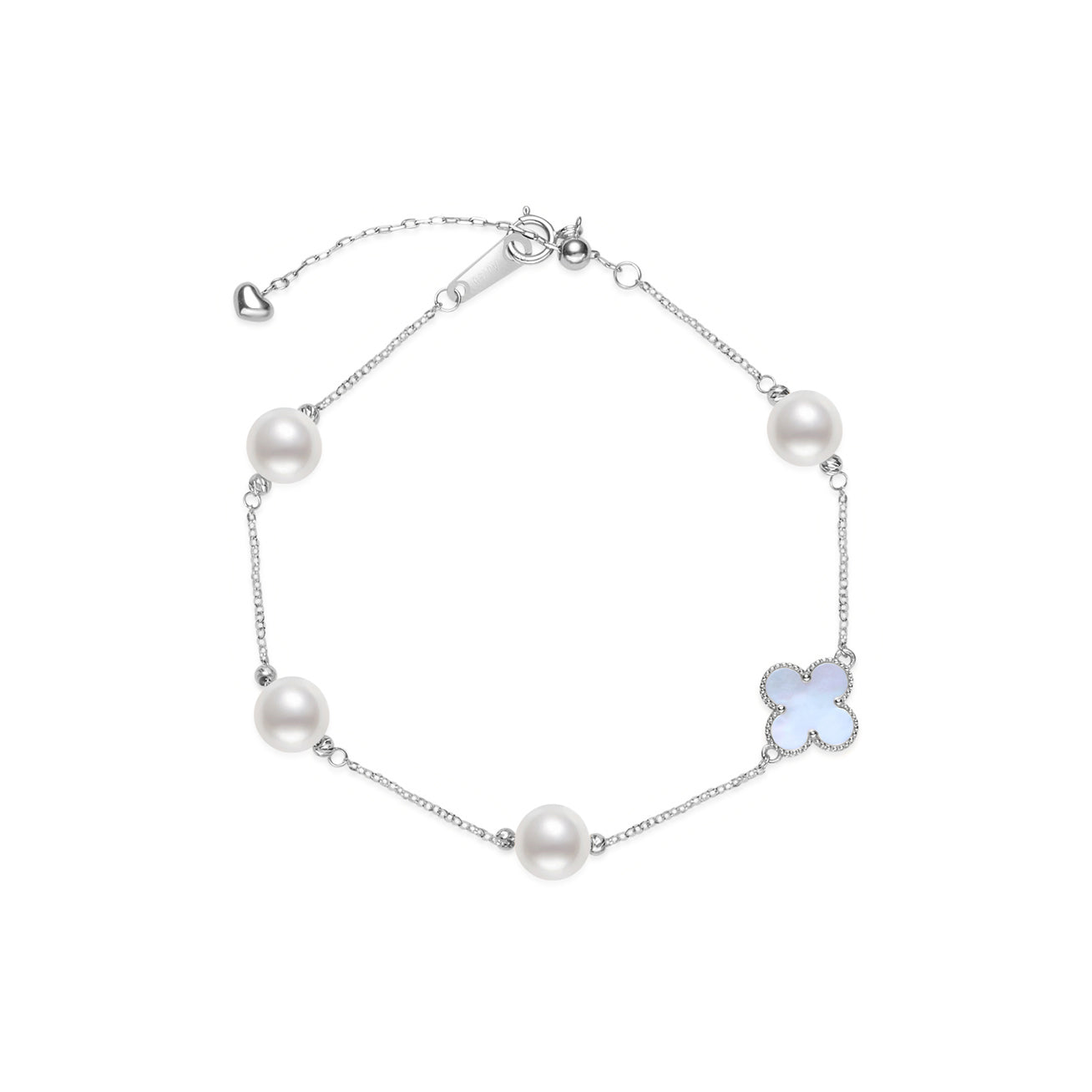 18K Solid Gold Akoya Pearl Bracelet for Women - Elegant Pearl Jewelry Gift for Anniversary, Birthday & Special Occasions | KB00054