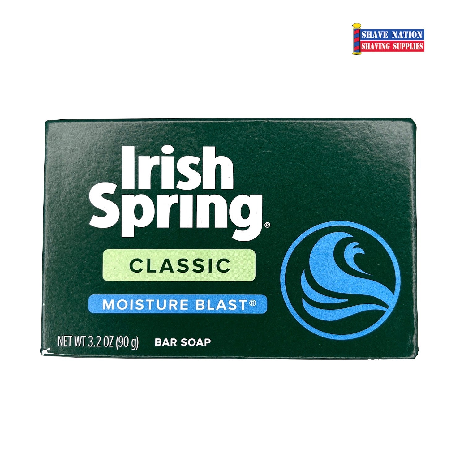 Irish Spring Classic Soap Bar - 12 Pack, Deodorizing Body Wash for Men with Refreshing Scent, Long-Lasting Freshness - Perfect for Shower, Gym Bag & Travel Essentials
