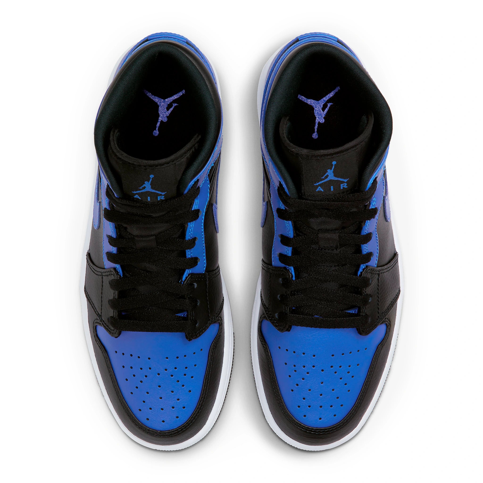 Air Jordan 1 Mid Hyper Royal Sneakers - Men's Basketball Shoes for Casual Wear & Street Style | Perfect for Sports, Gym & Everyday Fashion