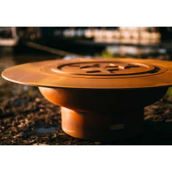 Magnum Fire Pit - Heavy Duty Steel Outdoor Fire Pit for Backyard, Patio & Camping - Perfect for Bonfires, S'mores & Outdoor Gatherings