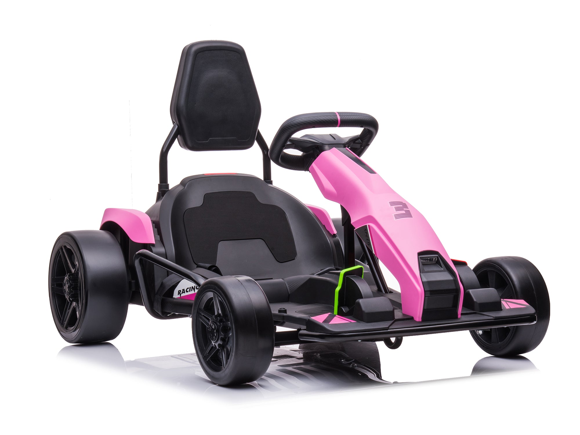 24V RIDINGTON SONOMA Kids Electric Drift Go Kart - Pink Ride-On Car for Boys & Girls Ages 6-12 | Outdoor & Backyard Fun Toy Gift for Birthday & Christmas