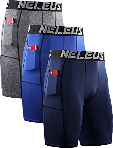 6087 Grey/Blue/Navy,3 Pack