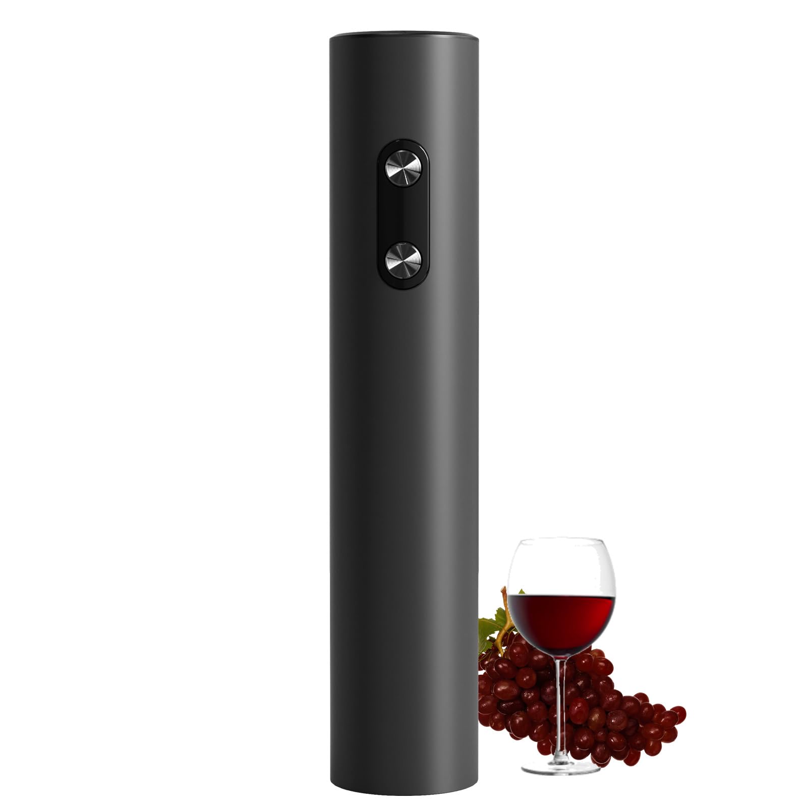 Electric Wine Opener with Foil Cutter - Automatic Corkscrew Wine Bottle Opener, Battery Powered Rechargeable Wine Remover - Perfect Gift for Wine Lovers, Home Kitchen & Party Accessories (Great for Weddings, Dinner Parties & Wine Tasting Events)