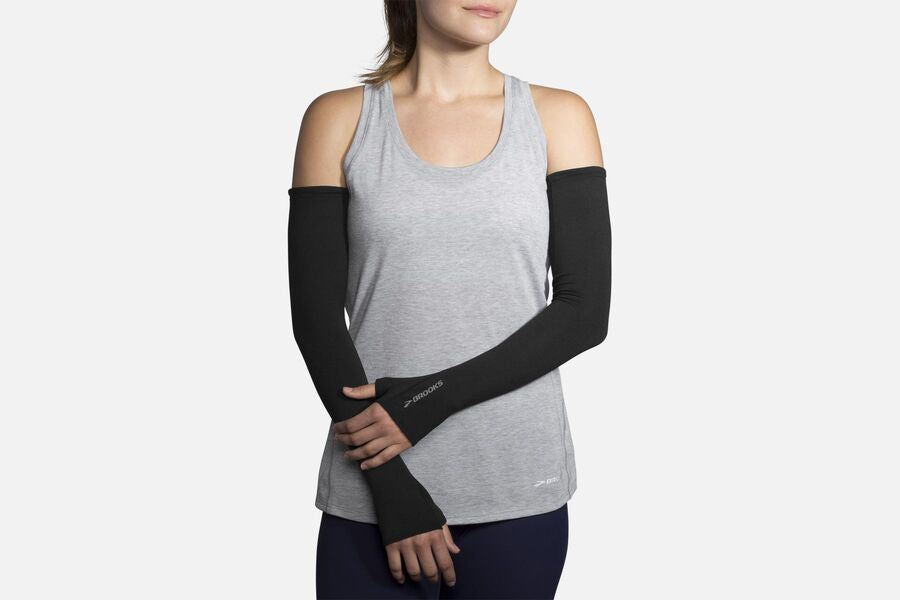 Dash Arm Warmers (Black) - Lightweight & Breathable for Running, Cycling & Outdoor Workouts - Stay Warm & Comfortable in Cold Weather