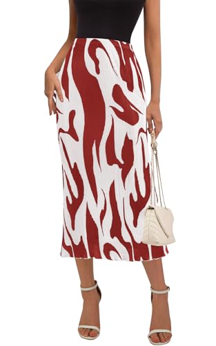 Wine Red on White