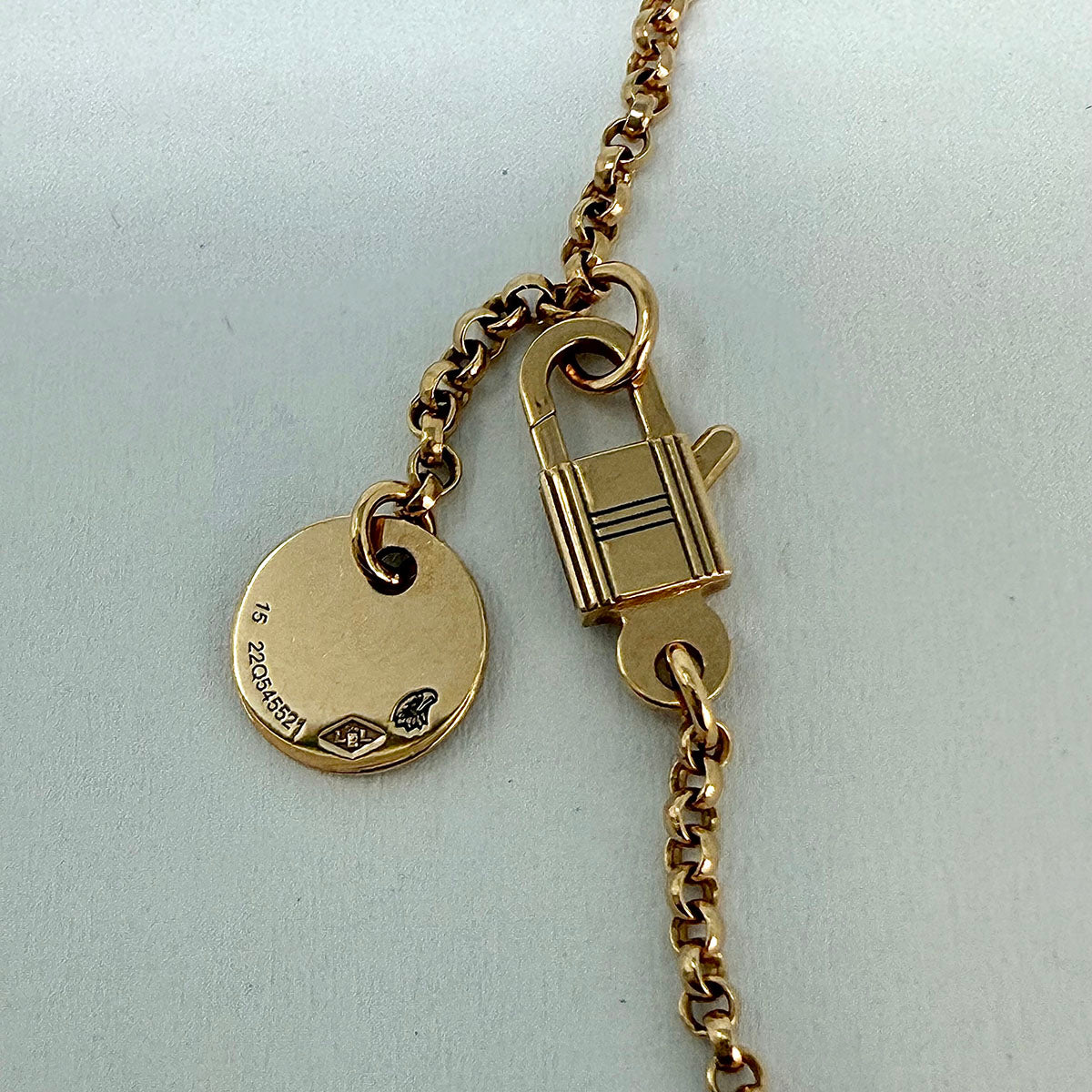 Hermes 18K Gold Clou d'H Diamond Bracelet for Women - Luxury Designer Jewelry Gift for Anniversary & Special Occasions