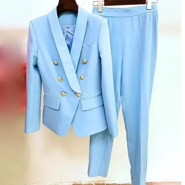 Stylish Women's Lapel Pantsuits - Professional Office Wear & Formal Business Attire for Career Women