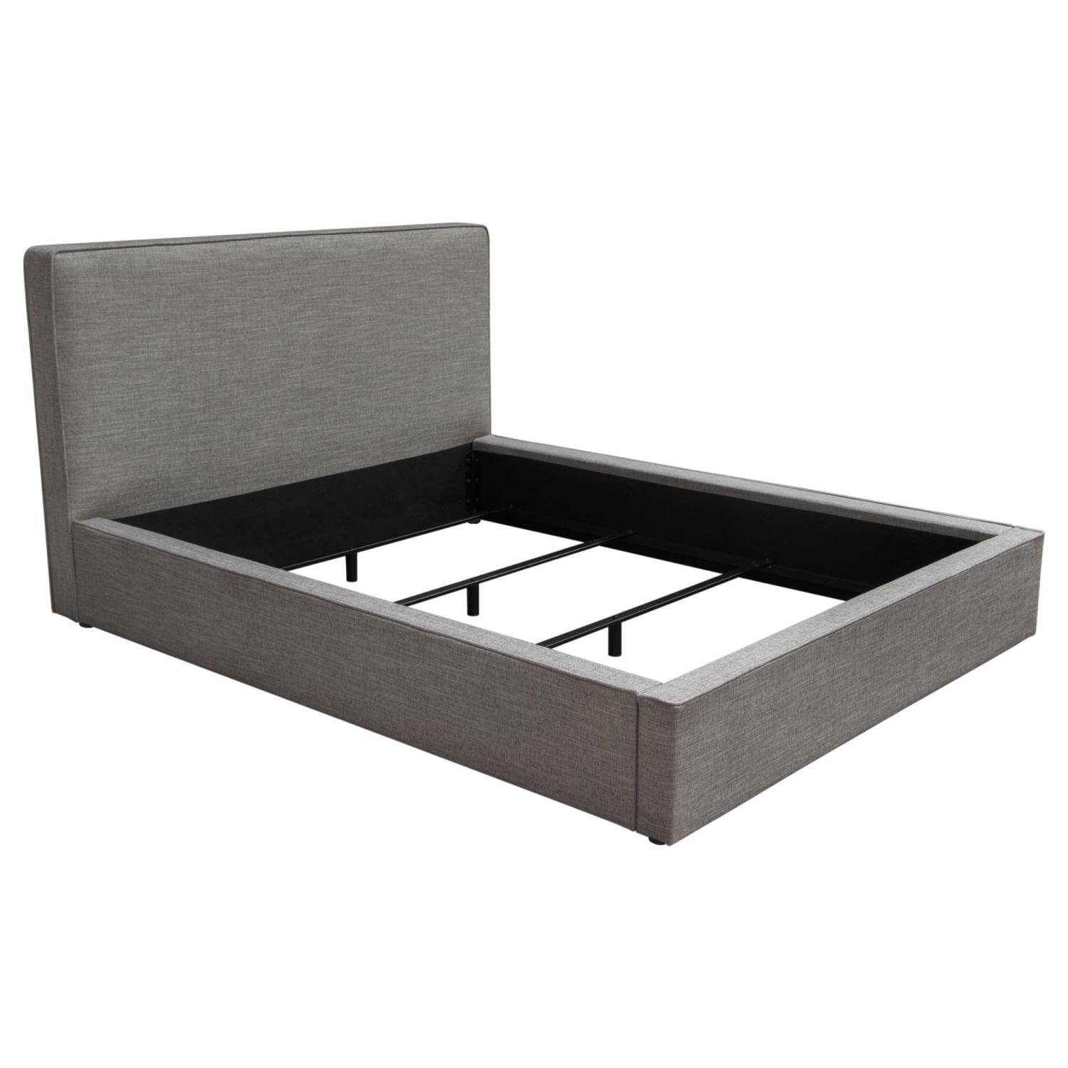 Luxury Diamond Sofa Queen Bed in Gray - 91