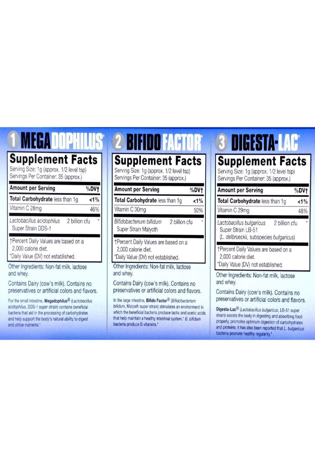 Natren Healthy Start System Powder - Probiotic Supplement for Digestive Health, 1.25 Ounce - Supports Immune System & Gut Flora Balance - Perfect for Daily Wellness Routine & Travel