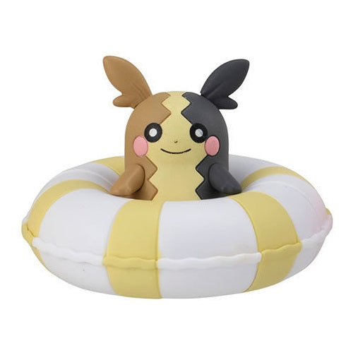Pokemon Puka Puka Floating Ring - Bandai 2 Inch Mini Collectible Figure - Perfect for Pool Parties, Bath Time & Kids' Water Play