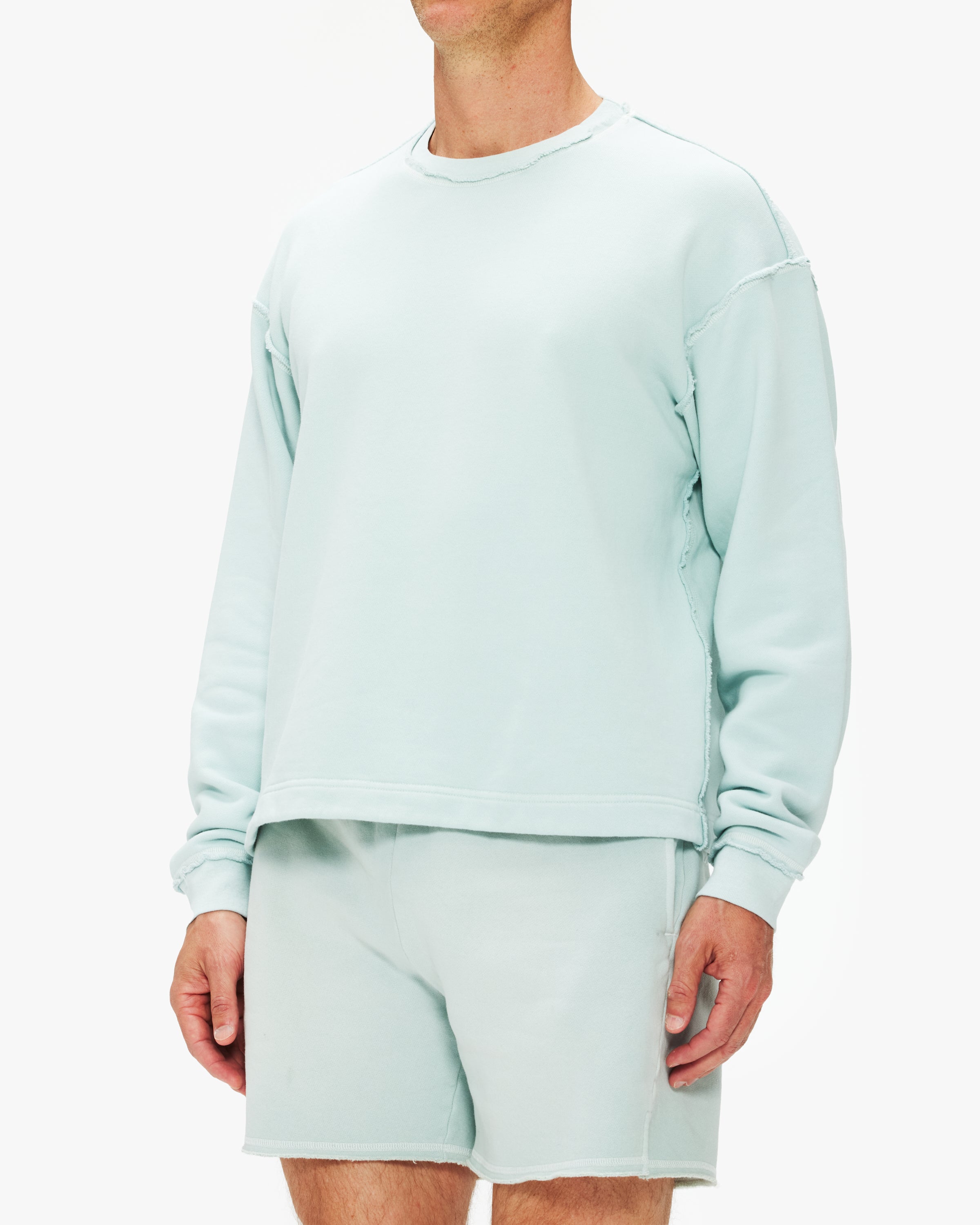John Elliott Skeptic Crew Neck Sweatshirt - Men's Premium Cotton Pullover for Casual Wear & Street Style