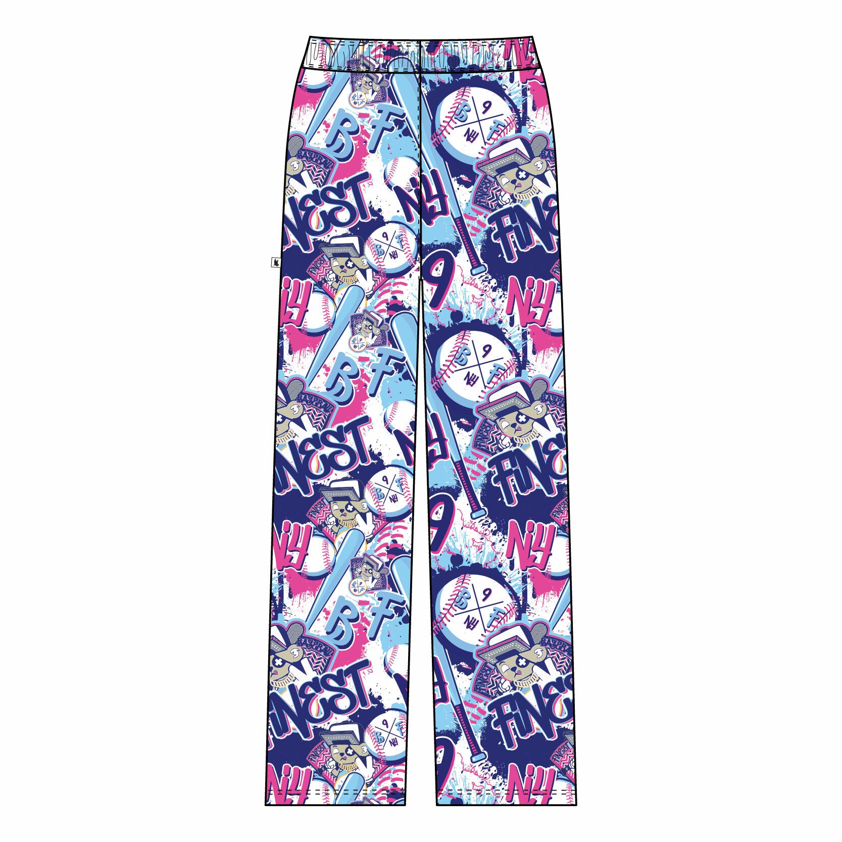 Premium NY Baseball Lounge Pants for Men & Women - Comfortable Casual Jogger Sweatpants for Home, Gym, and Streetwear Fashion