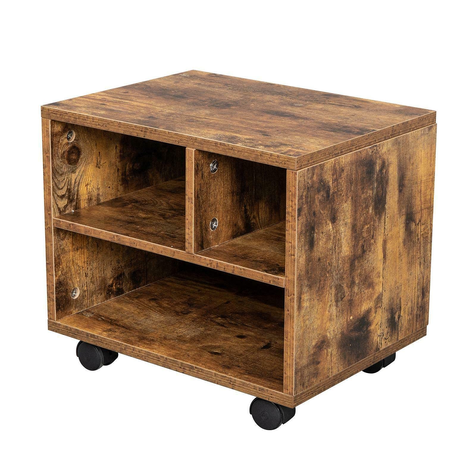 Mobile Under Desk Printer Stand with Storage on Wheels - Space Saving Office Cart for Printer Organization, Desk Riser & Workstation Storage | Perfect for Home Office, Small Workspaces & Computer Desks
