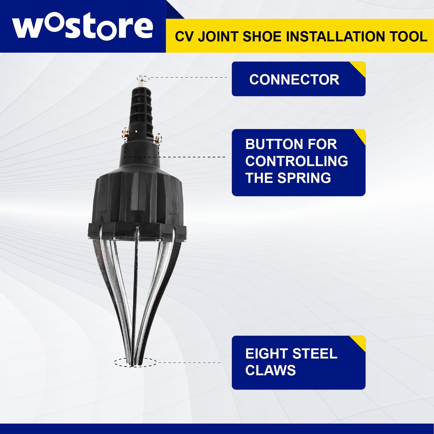 Universal Pneumatic CV Joint Boot Spreader Expander - Air Tool for Easy CV Joint Boot Installation & Removal | Fits All Universal & OEM Vehicle CV Joints | Ideal for Auto Repair Shops & DIY Mechanics