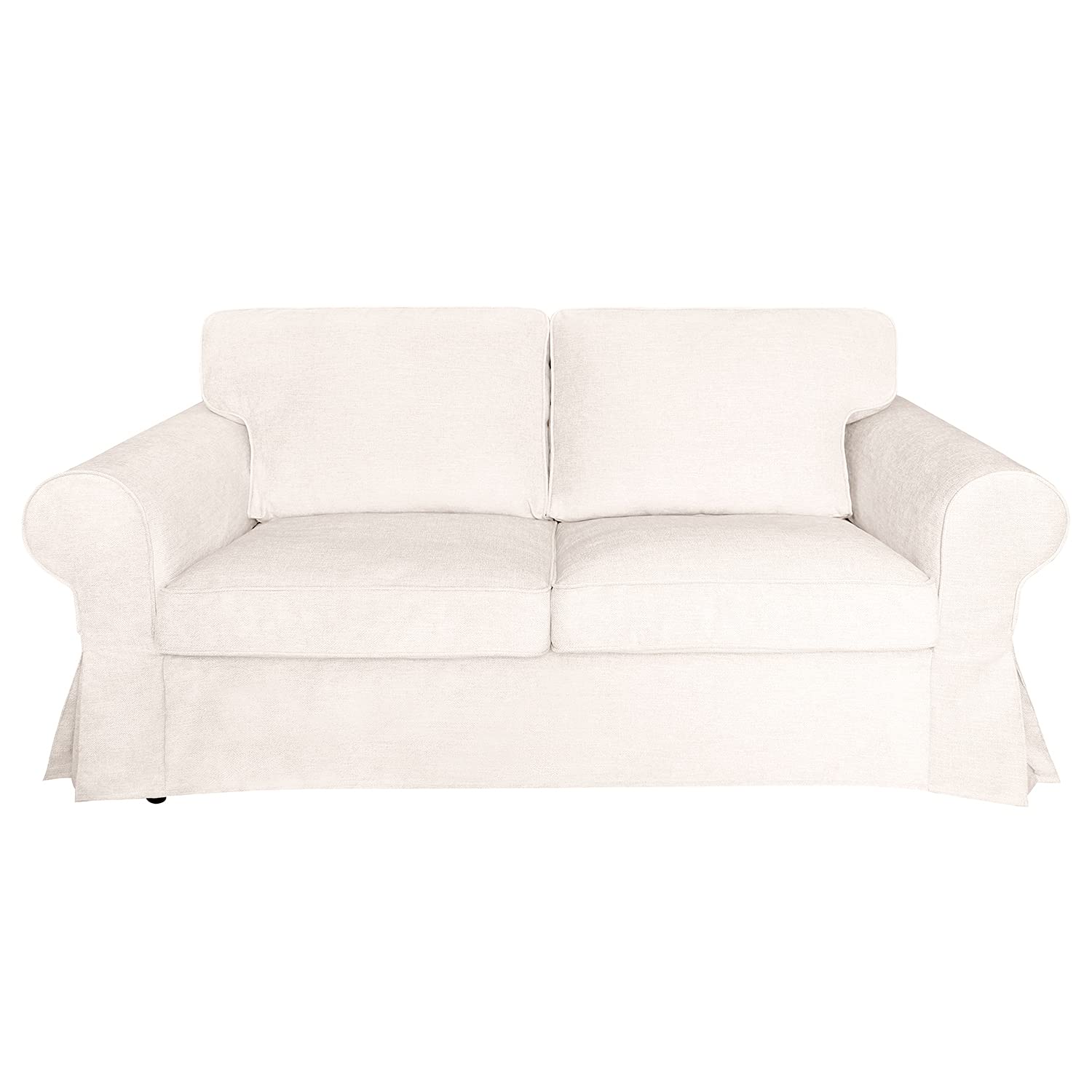 BACoverZone IKEA Ektorp Loveseat Sofa Cover Slipcover - Perfect Fit for KT-1 Model | Washable Stretchable Furniture Protector for Living Room, Family Room & Home Decor