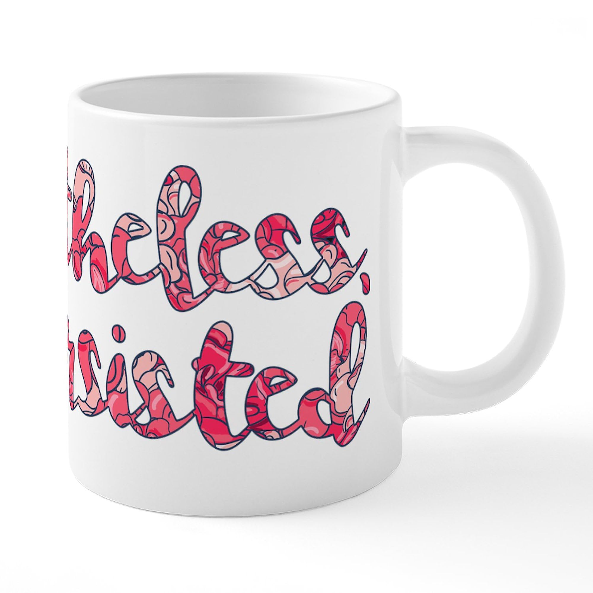 Nevertheless, She Persisted 20 oz Ceramic Coffee Mega Mug - Large Insulated Tea Cup for Office, Home & Gifts - Motivational Women's Empowerment Drinkware