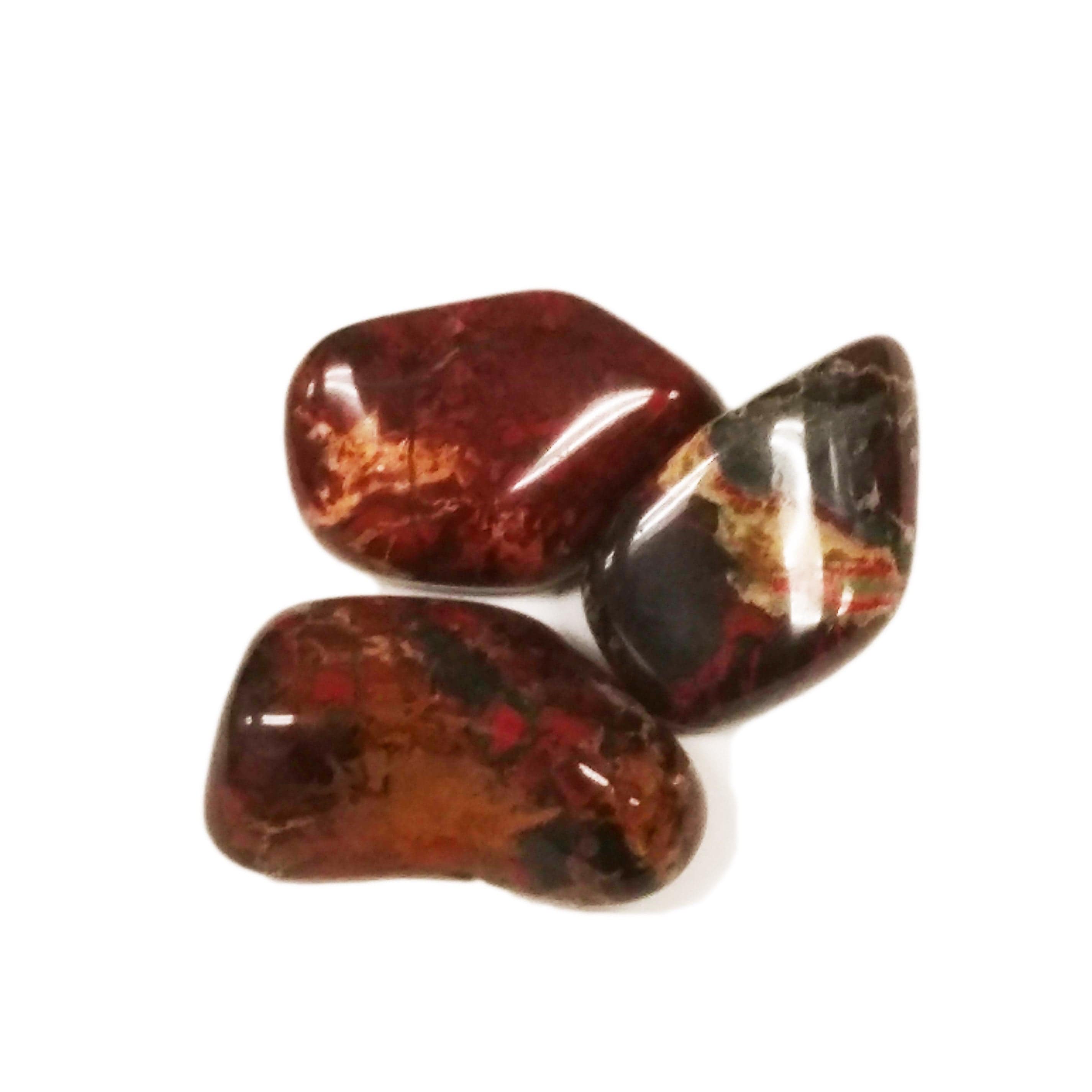 Brecciated Jasper Tumbled Pocket Stone - Natural Healing Crystal for Stress Relief & Meditation | Perfect for Reiki, Chakra Balancing & Anxiety Relief
