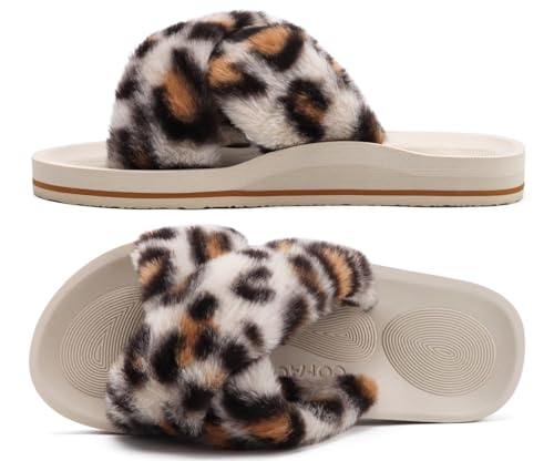 Leopard Beige White