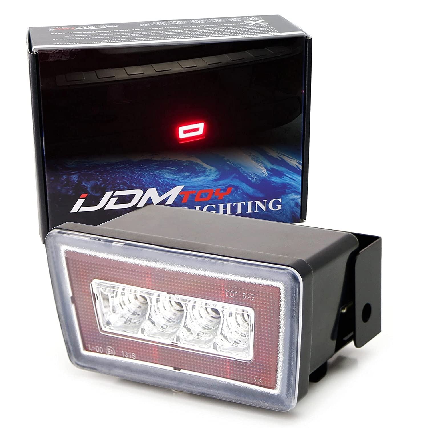 3-in-1 LED Rear Fog Light with Clear Lens & Red Reflector for Subaru Impreza WRX Crosstrek - Enhanced Visibility & Safety for Night Driving & Bad Weather Conditions
