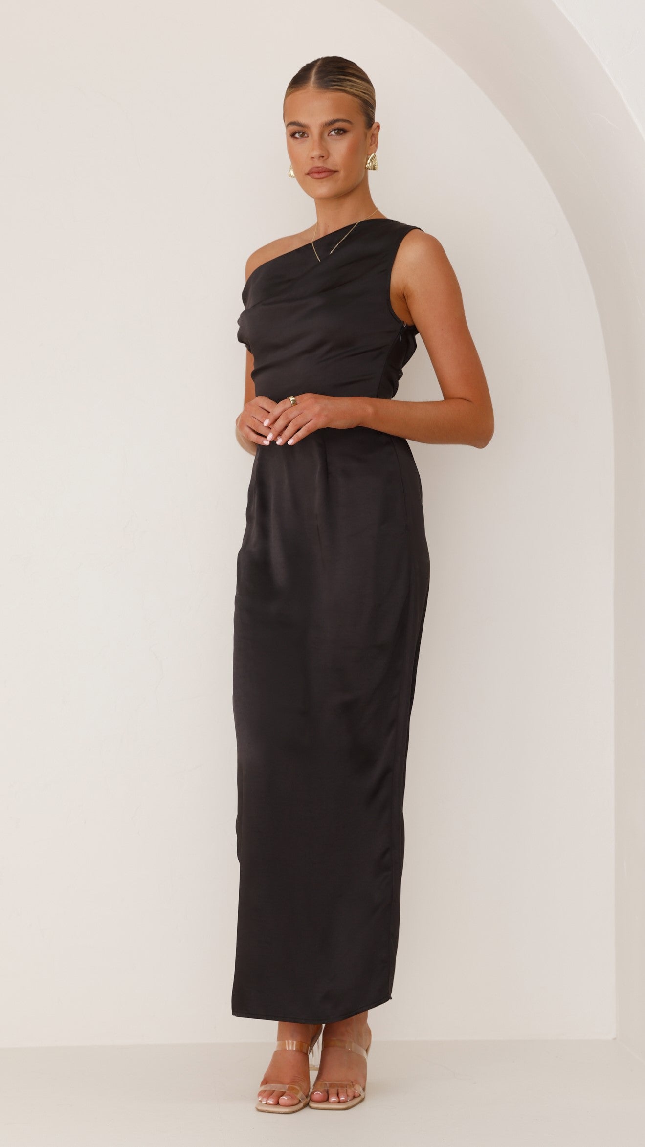 Harlowe Maxi Dress for Women - Elegant Black Long Flowy Dress for Summer, Beach, Parties & Special Occasions