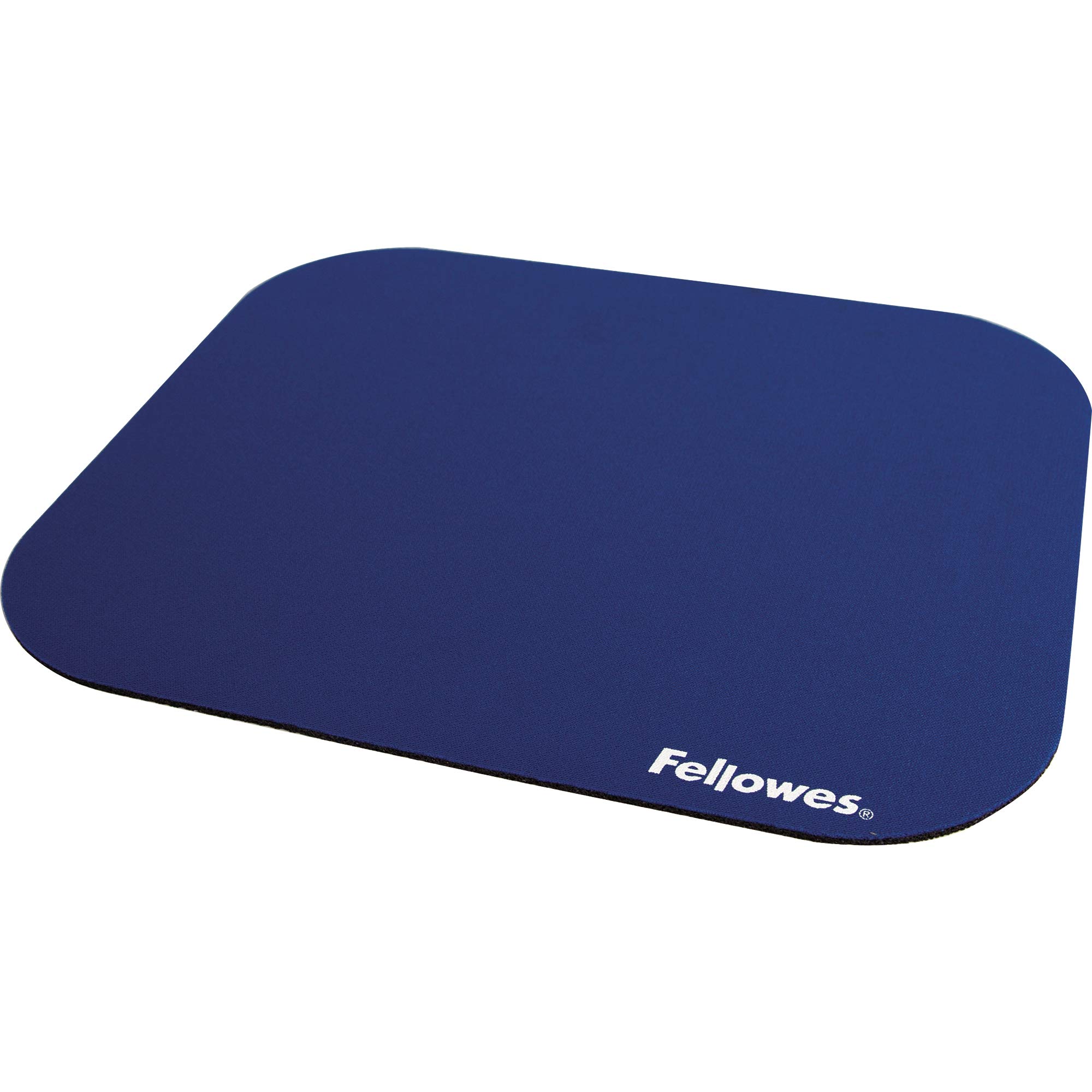 Fellowes 58021 Medium Mouse Pad - Blue Ergonomic Non-Slip Desk Mat for Office, Gaming & Home Computer Use