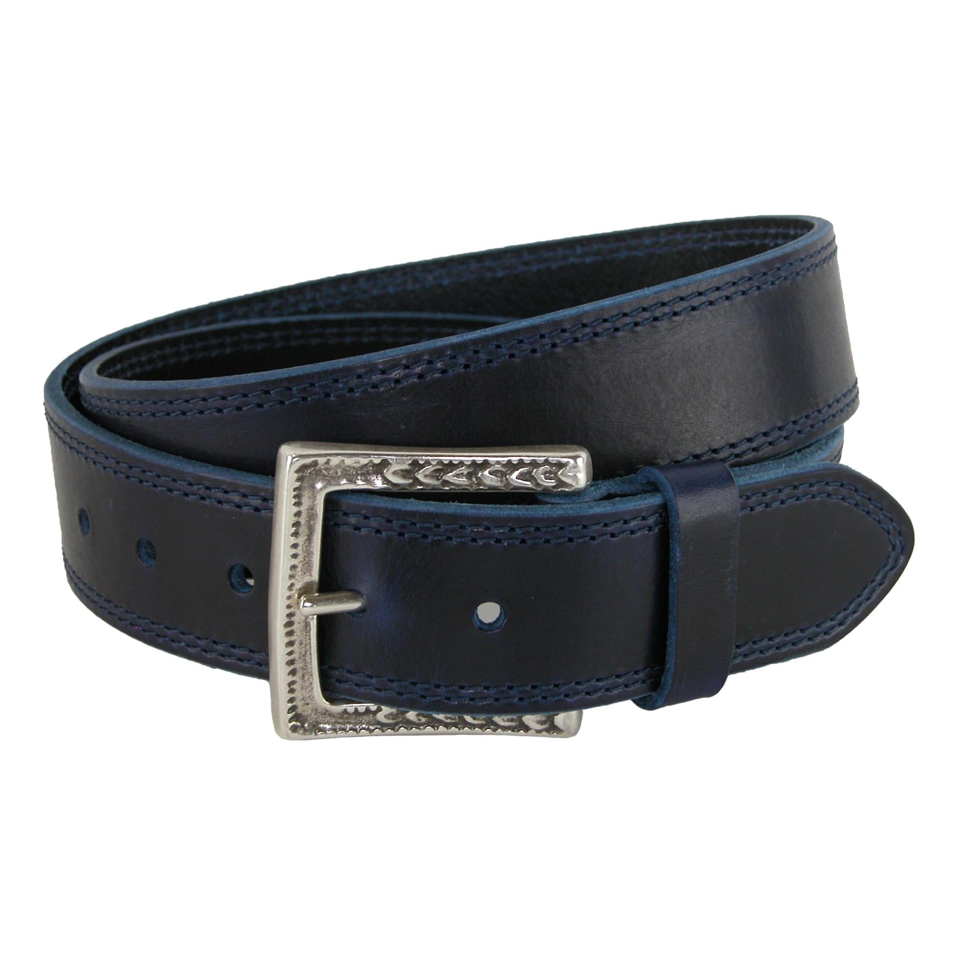 CrookhornDavis Men's Douglas SoHo Casual Leather Belt - Stylish Pull-Up Jean Belt for Men | Perfect for Jeans, Chinos & Casual Outfits