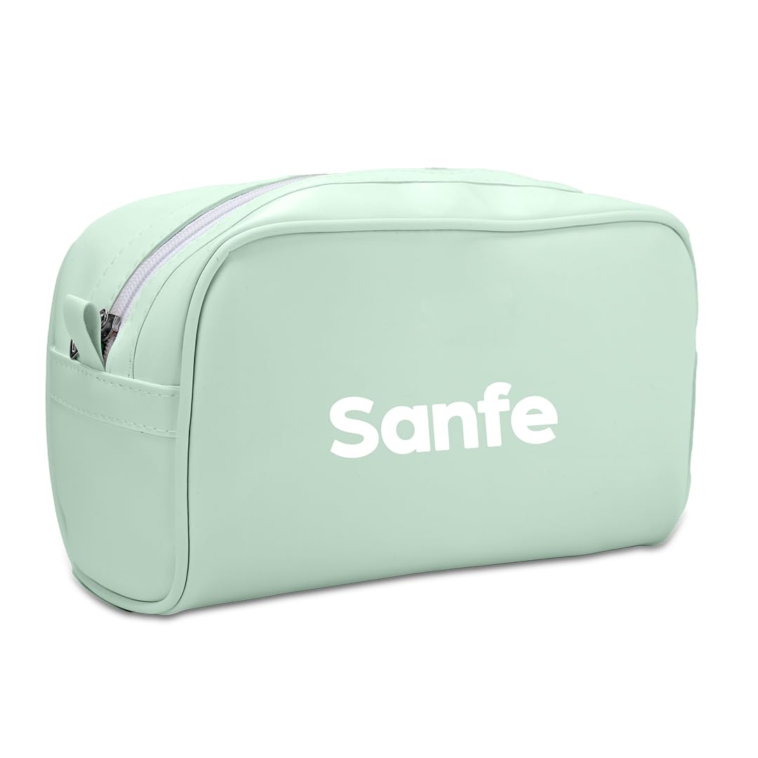 Sanfe Travel Pouch Kit - Waterproof Essentials Organizer Bag for Men & Women, Makeup Toiletry Green Travel Accessories - Perfect for Airplane, Camping & Gym Use