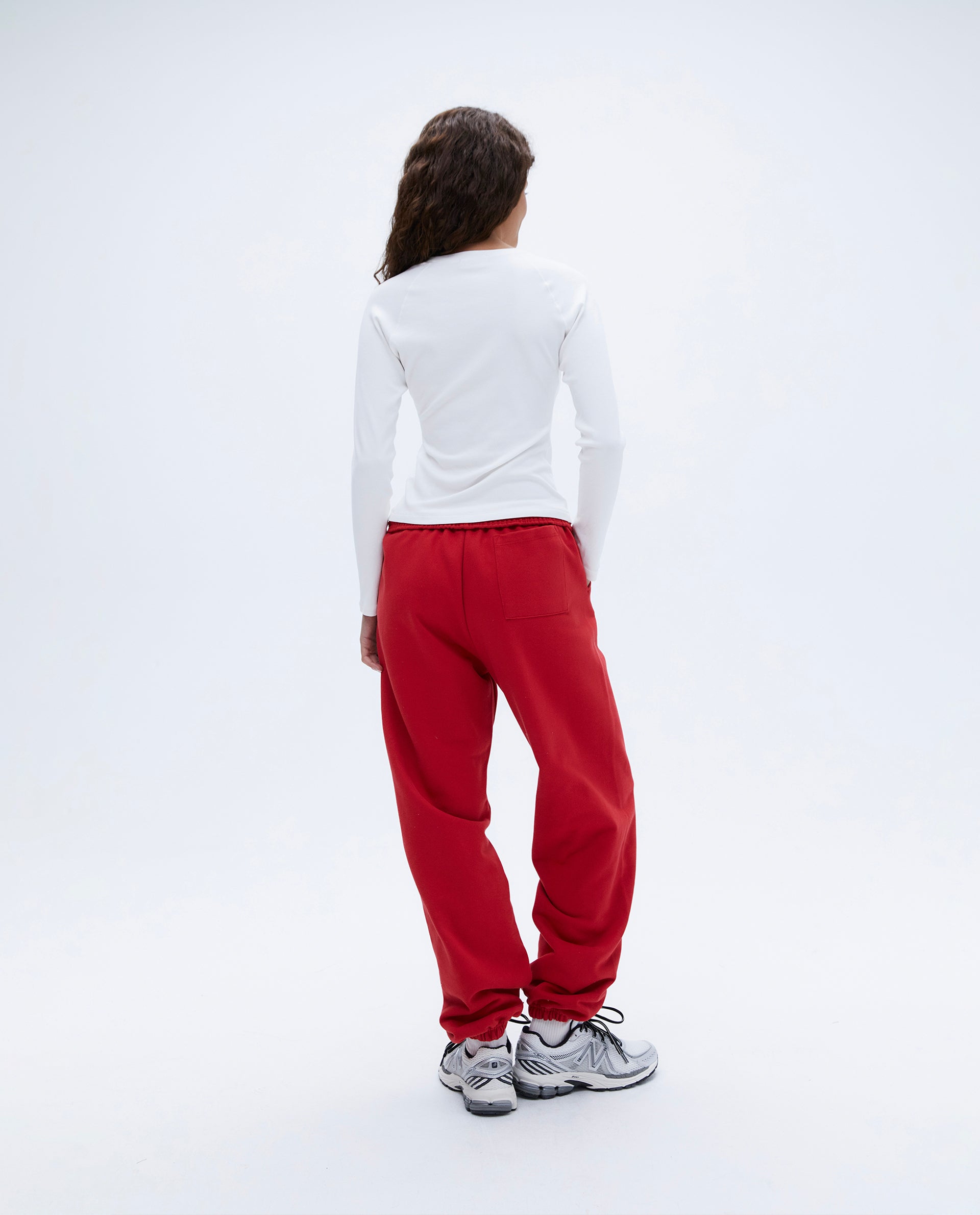 ADA Sweatpants for Women - Classic Red Joggers with Pockets | Comfortable Lounge Pants for Yoga, Running & Casual Wear