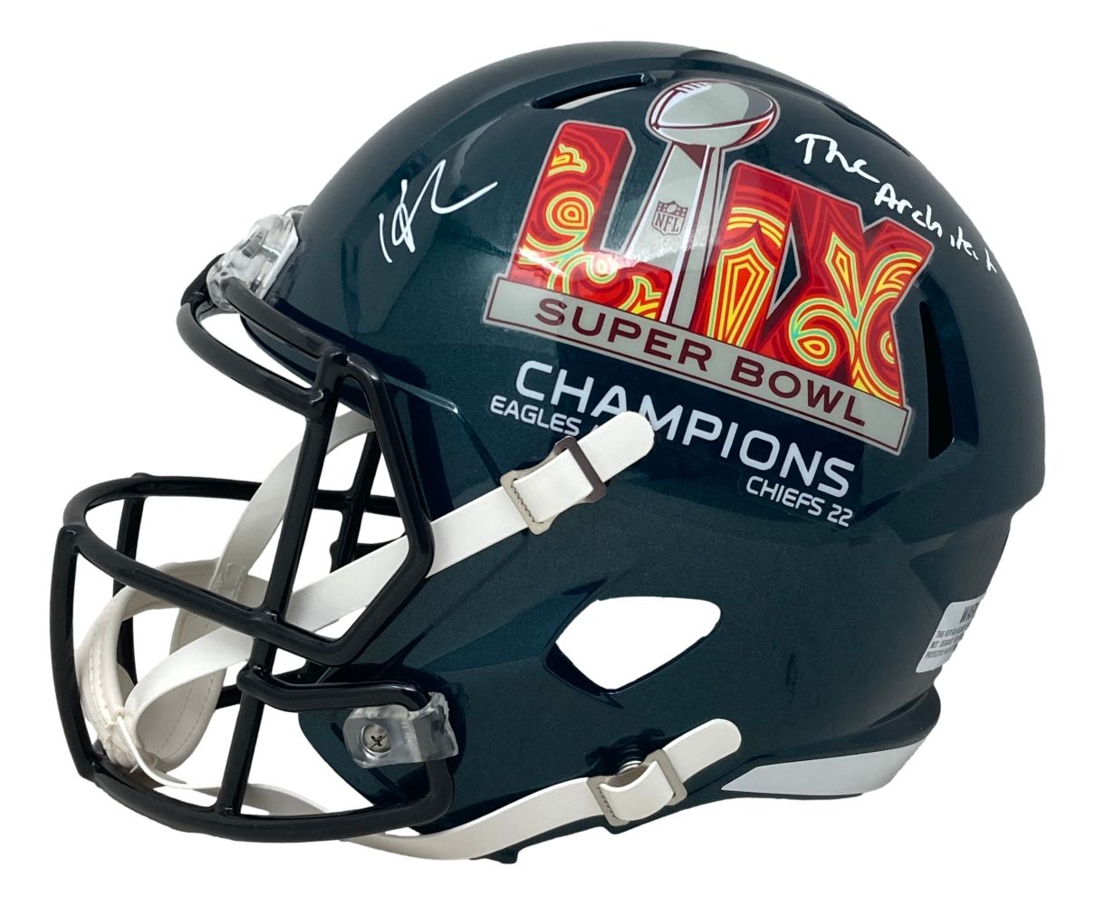 Howie Roseman Signed Philadelphia Eagles Super Bowl 59 LIX Replica Football Helmet - Limited Edition Collectible for Eagles Fans & NFL Memorabilia Collectors - Perfect for Man Cave, Sports Bar Decor or Gift for Football Enthusiasts