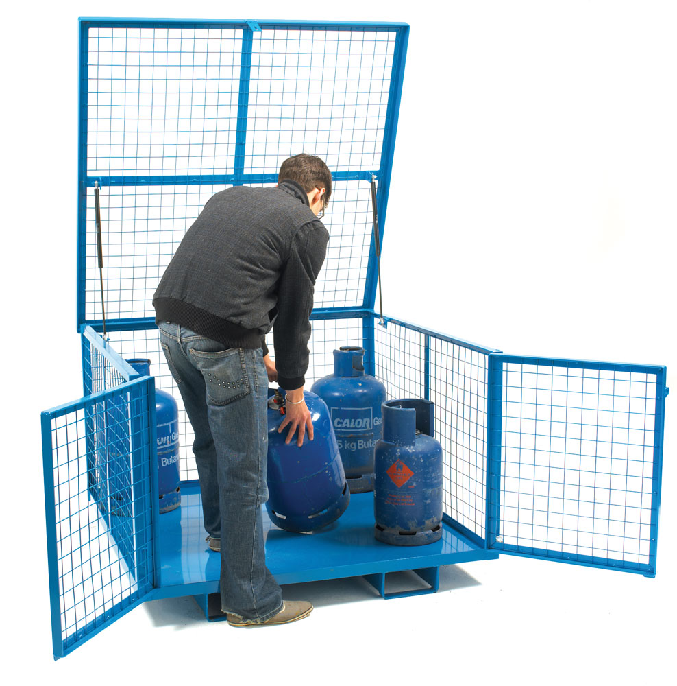 Grenadier® Heavy Duty Security Cage with Lift-Up Lid - Secure Storage for Tools, Equipment & Valuables - Ideal for Warehouse, Garage & Outdoor Use