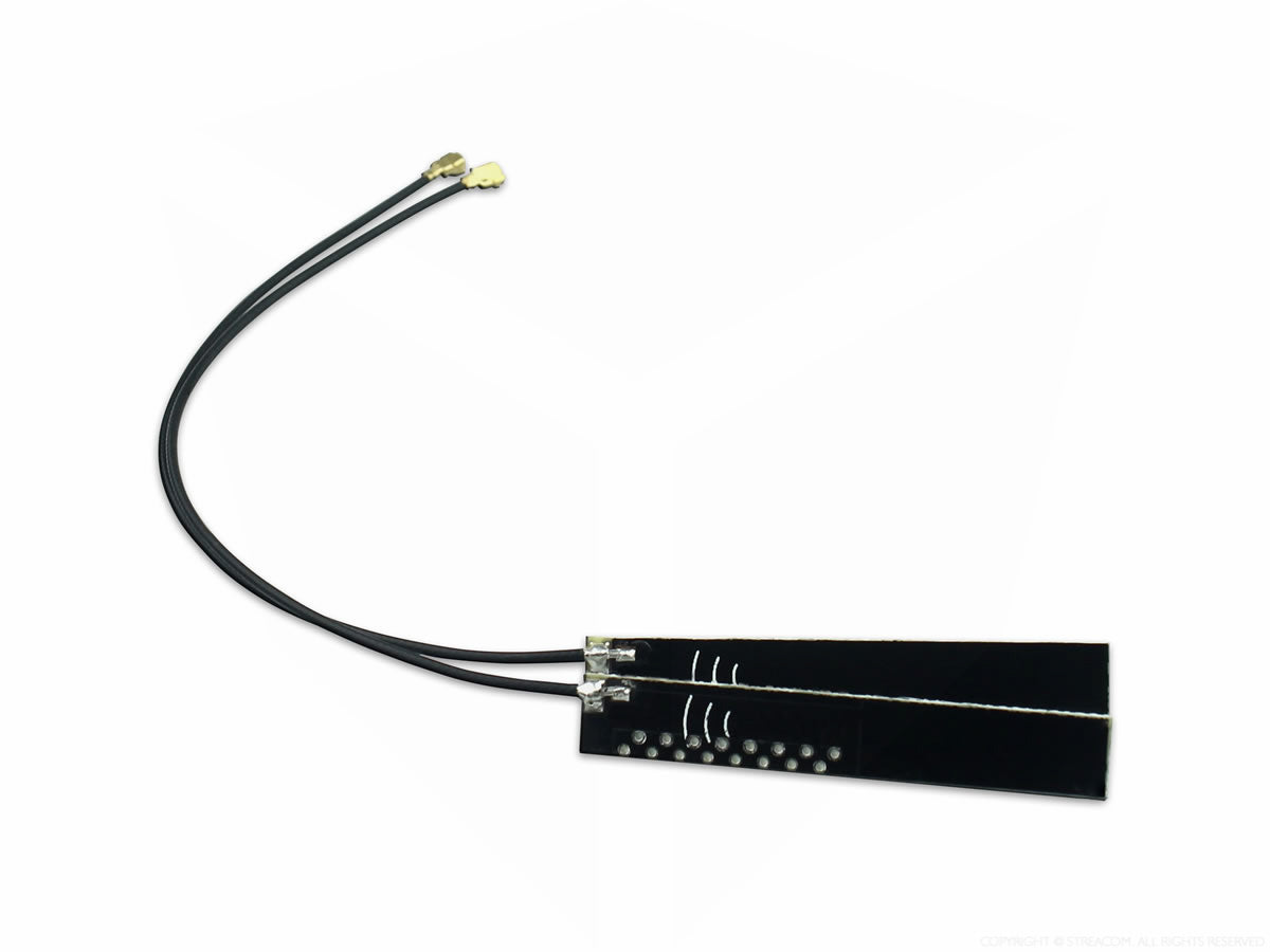 Streacom ST INFI2 Internal WiFi Antenna Set - 2 Pack for PC Builds & Home Office Networking
