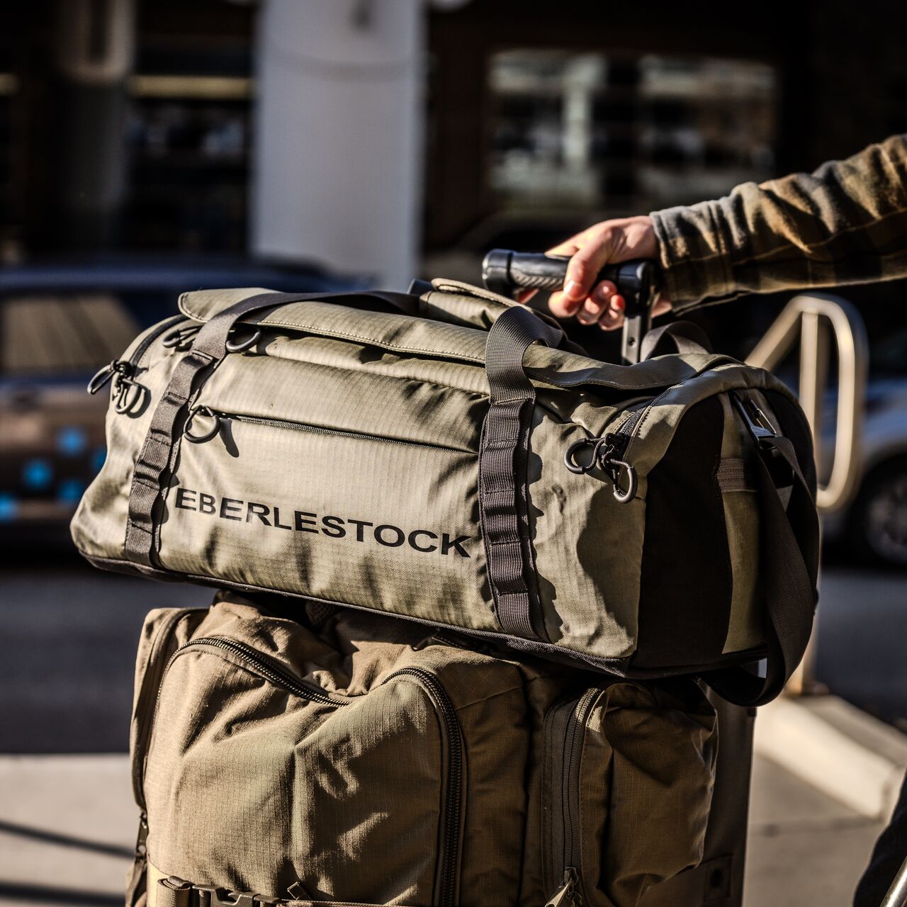 Eberlestock Hyllus Duffel Bag - Ultra Durable Water-Resistant Travel Duffel with Multiple Internal & External Pockets - Perfect for Camping, Hiking, Gym & Outdoor Adventures