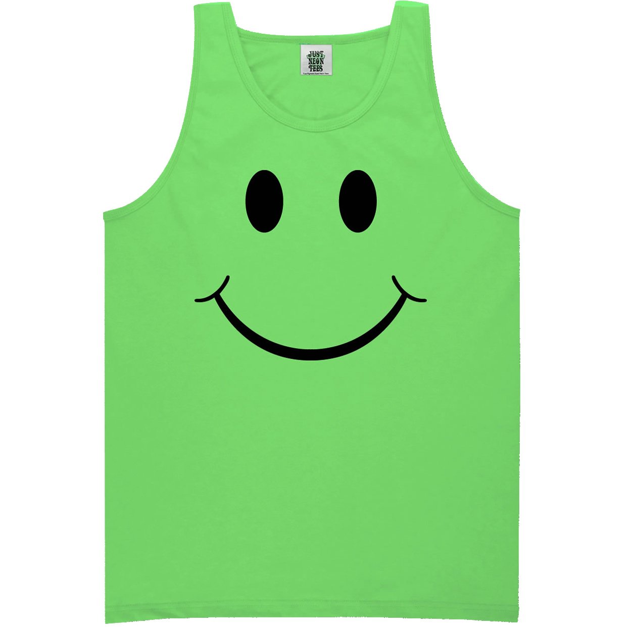 Zerogravitee Bright Smile Neon Tank Top for Women - 6 Vibrant Colors | Trendy Summer Casual Wear & Festival Outfit