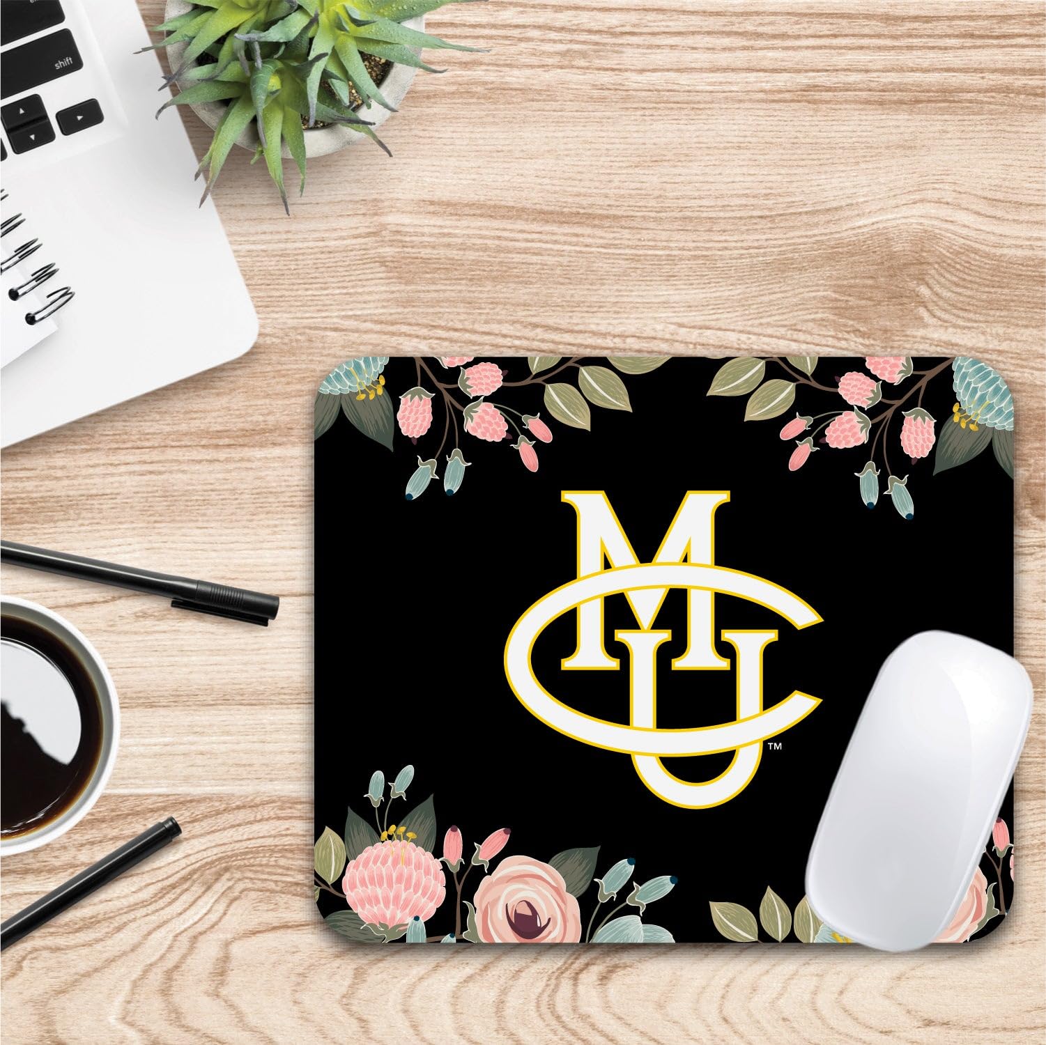 Colorado Mesa University Themed Mouse Pad - Non-Slip Fabric Gaming & Office Desk Mat with Mascot Design for Computer, Laptop, PC Users (Home, Office, Dorm Room Setup)