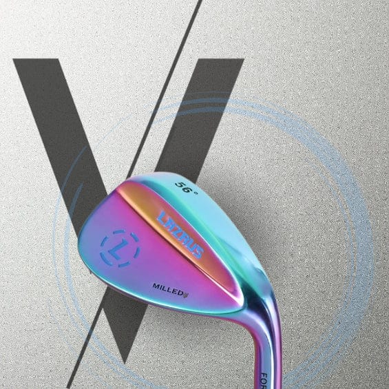 Lazrus Premium Milled V Wedges Golf Club Set - 52°, 56°, 60° Loft - Forged Wedges for Short Game & Bunker Shots - Perfect for Golfers Seeking Precision & Spin Control on the Course