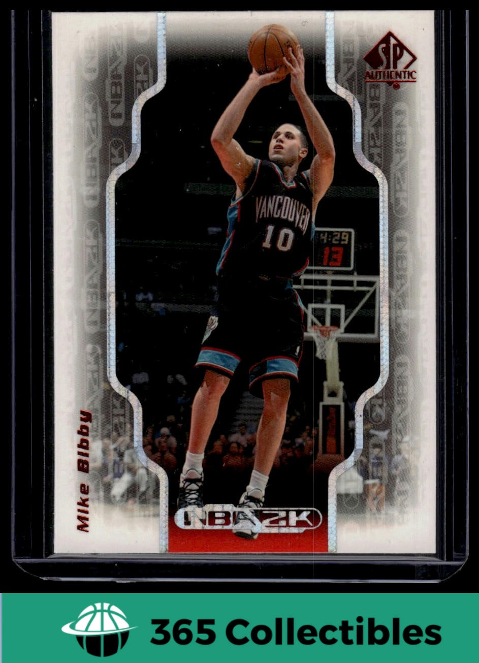 1998-99 SP Authentic Mike Bibby #2K2 Basketball Card - Memphis Grizzlies NBA Collectible - Perfect for Sports Memorabilia Collections & Basketball Fans