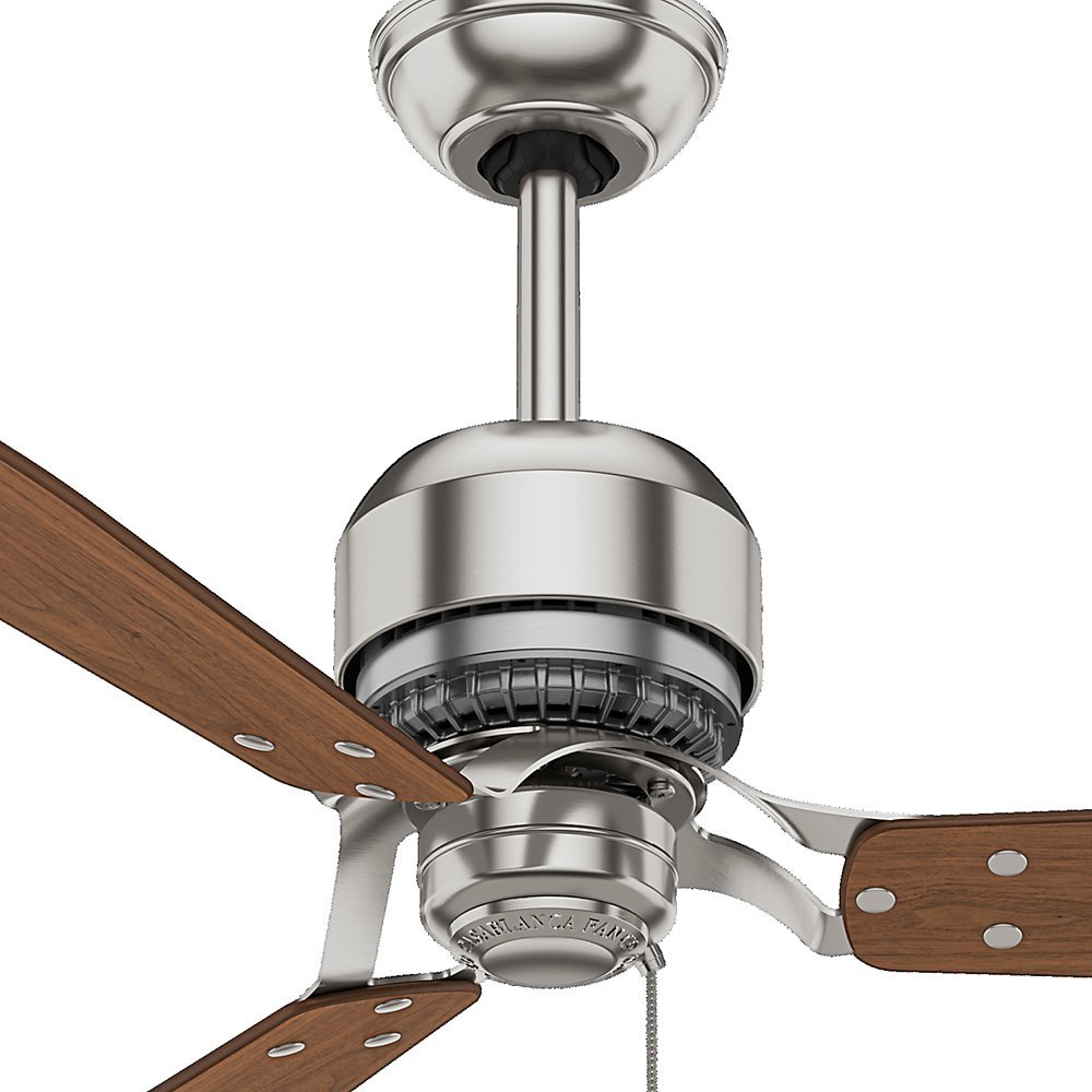 Casablanca Tribeca Ceiling Fan with Pull Chain - Perfect for Bedroom & Living Room