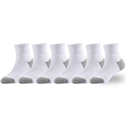 Ankle_white/Grey,6 Pack