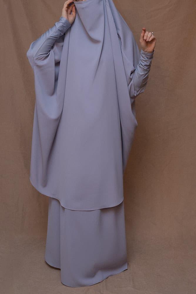 Moira Prayer Umrah Gown with Niqab - Islamic Modest Dress for Women | Perfect for Hajj, Umrah, and Daily Prayers