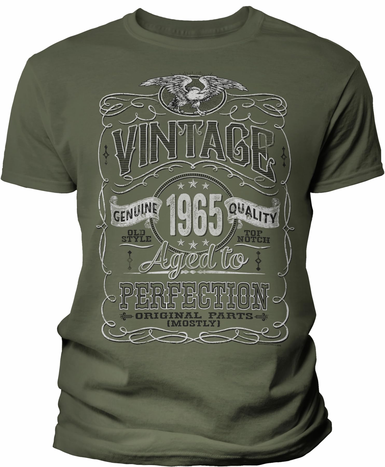 Vintage 1965 Aged to Perfection 60th Birthday Gift T-Shirt for Men - Perfect 60th Birthday Party, Retirement Celebration & Milestone Gift Idea