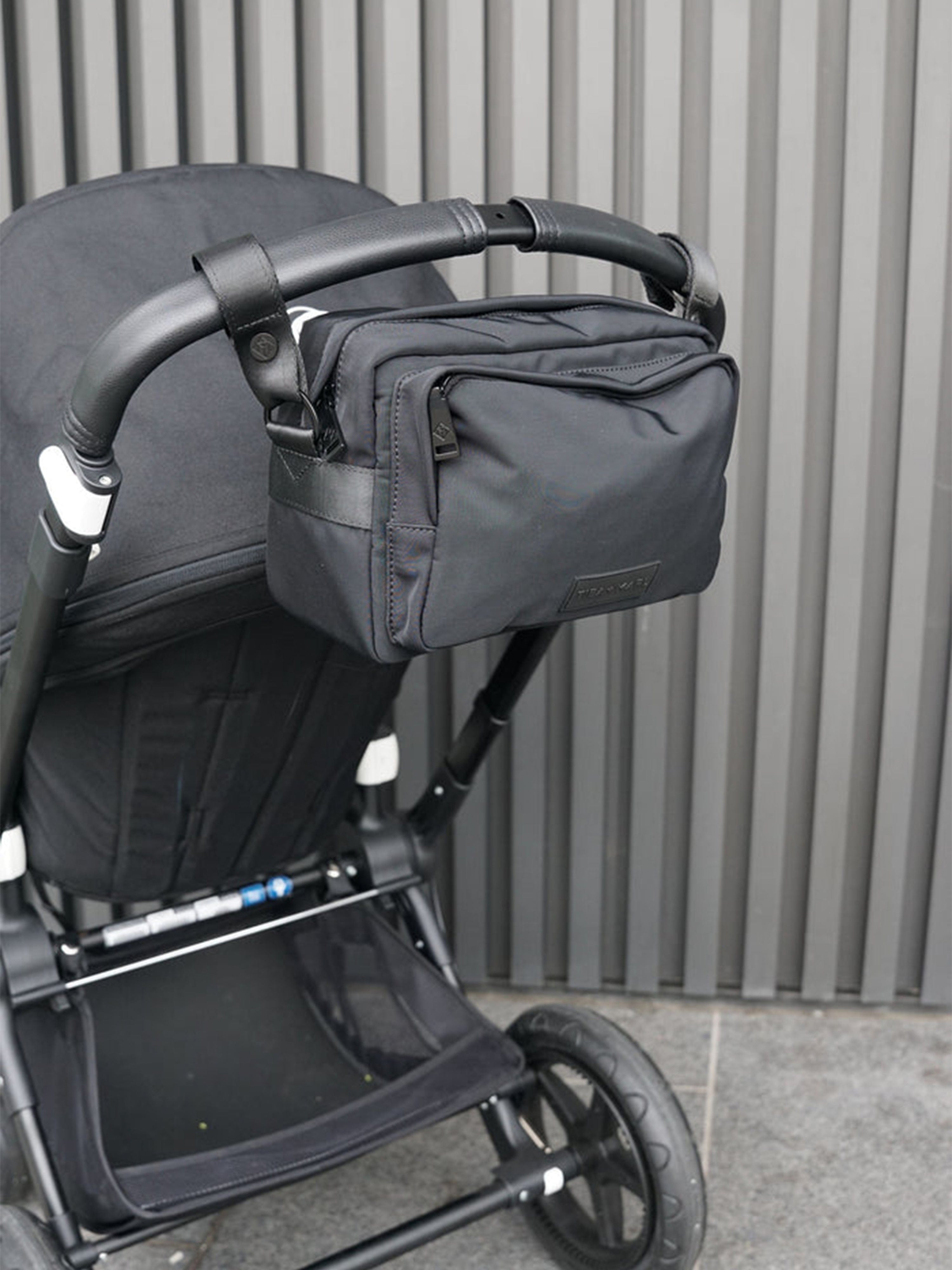 Baby Hiro Diaper Bag in Black (25cm) - Stylish & Spacious Changing Bag for Moms, Perfect for Travel, Daycare & On-the-Go Parenting Essentials